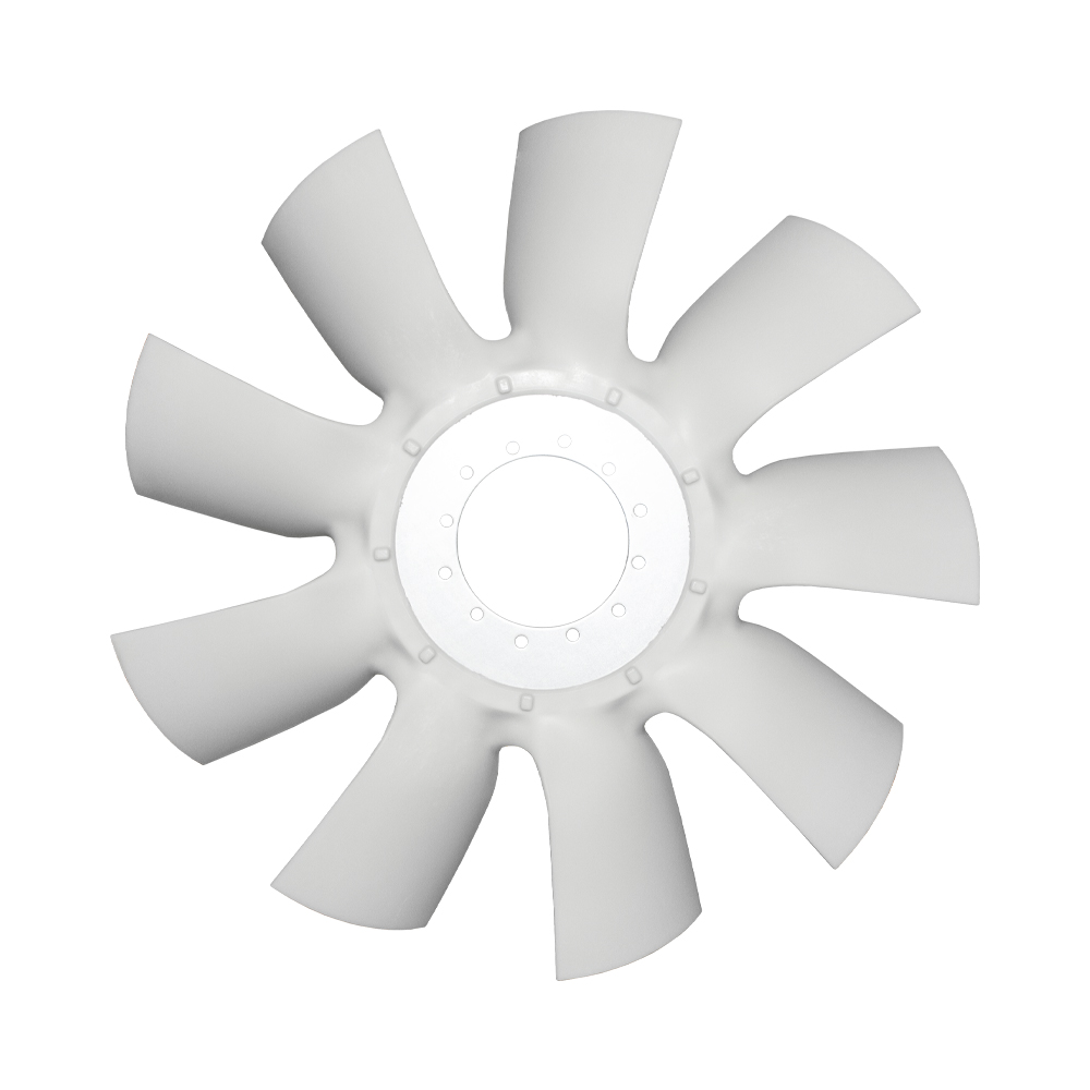 фото  крыльчатка вентилятора вязкостной муфты завод с дв.cummins 6isbe185, 210, 245, 275, 285, 300 (ø640мм-9 лопастей) 02000 4620. 020004620 