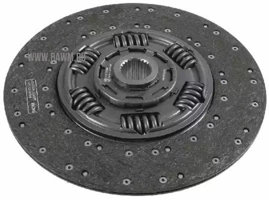 фото диск ведомый сцепления (sachs) (renault kerax,renault magnum,volvo fh12-fm12) 1878003868 1878003868 