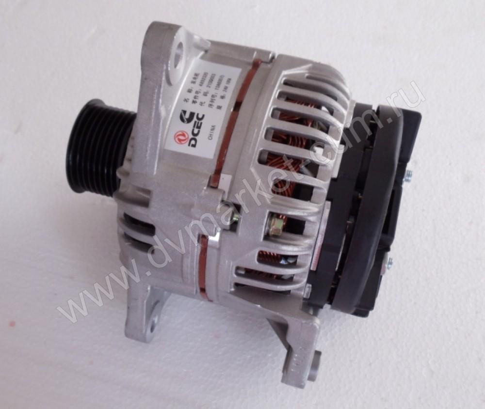 фото генератор 24v 100а (120град. 81мм) (isbe евро4, 6isbe евро3) bosch 0 124 655 005/ 5259578 4892320 