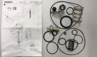 фото ремкомплект осушителя wabco (завод/mb/man/daf/iveco) 4324100022 