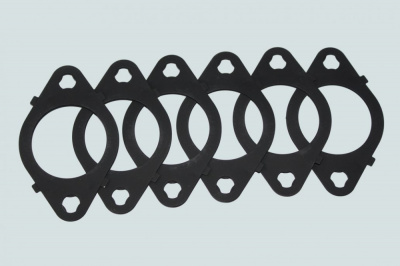 фото прокладка коллектора выпускного (6isle, l) 5269779/5259851 dongfeng 3937479 